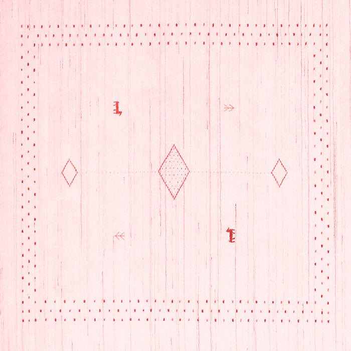 Solid Red Modern Rug, con2611red