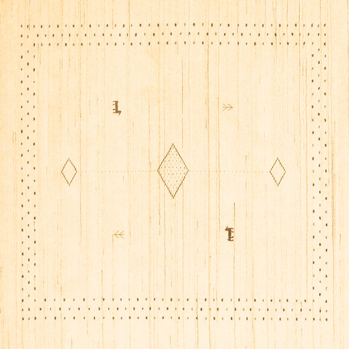 Square Solid Brown Modern Rug, con2611brn