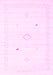 Solid Pink Modern Rug, con2611pnk