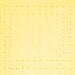 Square Solid Yellow Modern Rug, con2612yw