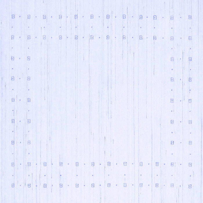 Square Machine Washable Solid Blue Modern Rug, wshcon2612blu