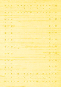 Solid Yellow Modern Rug, con2612yw