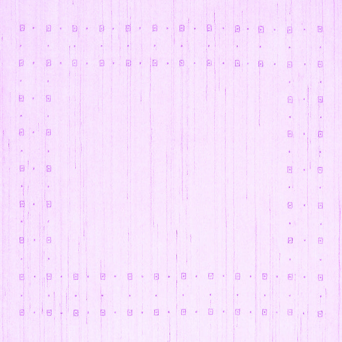 Square Machine Washable Solid Purple Modern Area Rugs, wshcon2612pur