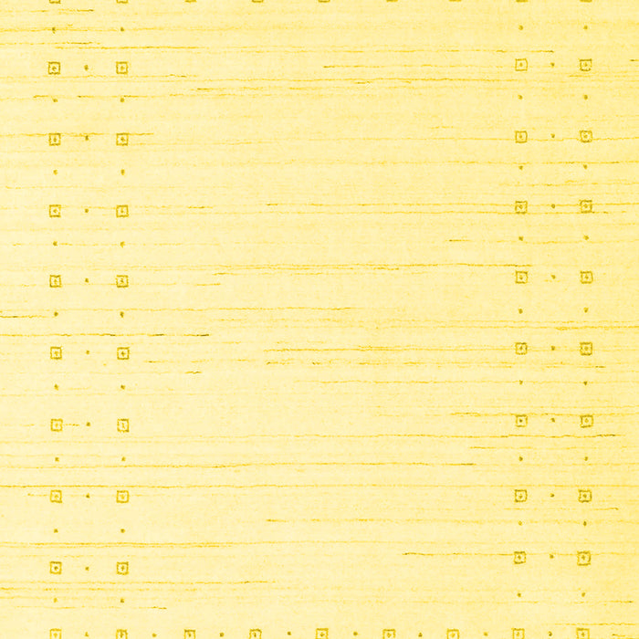 Machine Washable Solid Yellow Modern Rug, wshcon2612yw