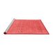 Contemporary Red Washable Rugs