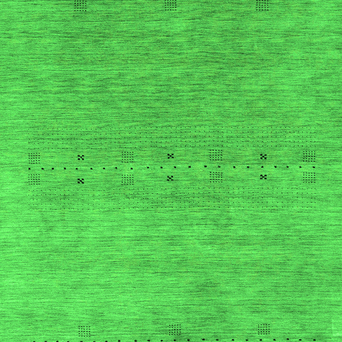 Abstract Green Contemporary Rug, con2613grn