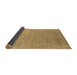 Sideview of Abstract Brown Contemporary Rug, con2613brn