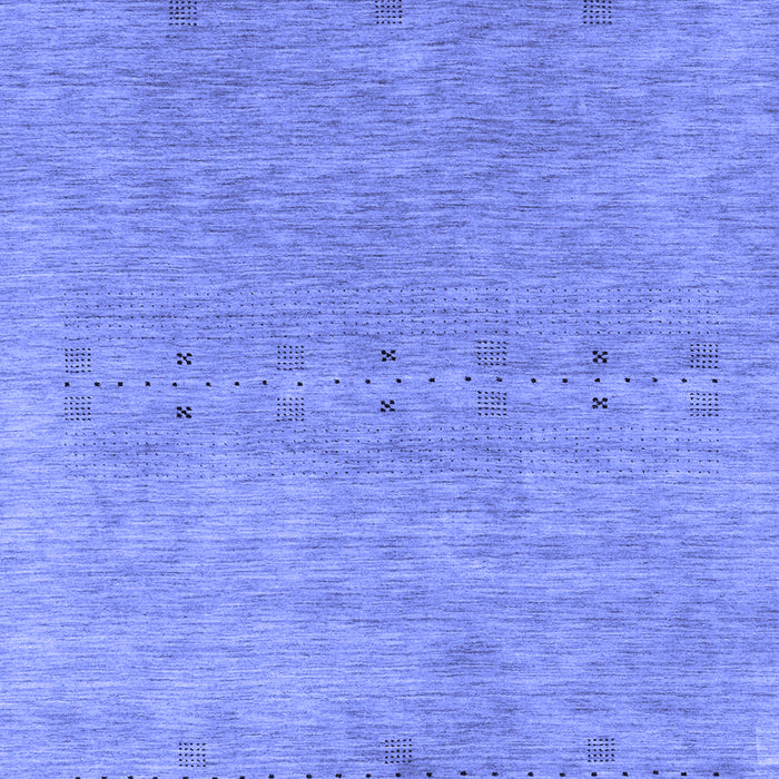 Abstract Blue Contemporary Rug, con2613blu