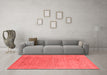 Contemporary Red Washable Rugs