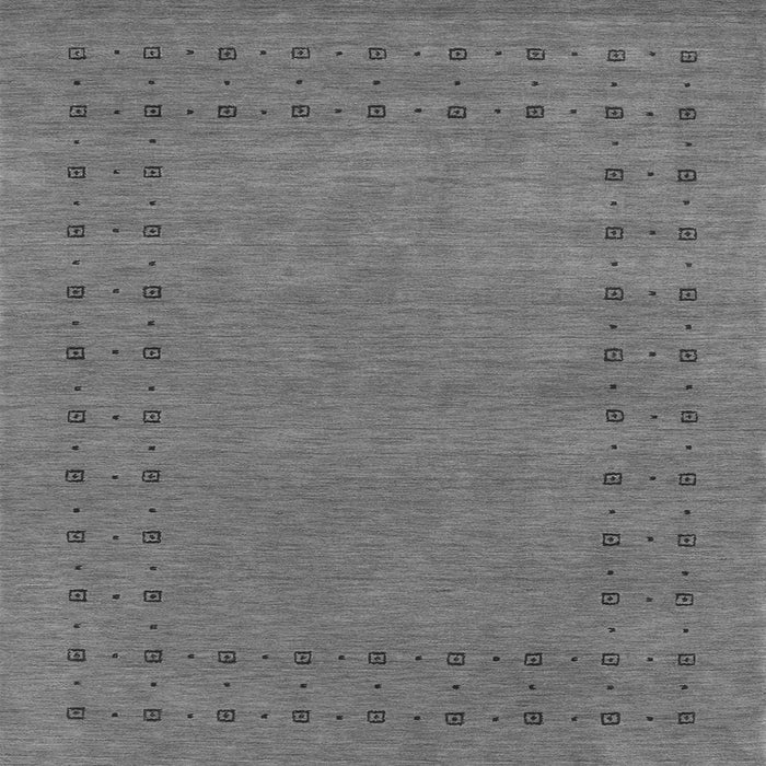 Serging Thickness of Abstract Gray Contemporary Rug, con2614gry