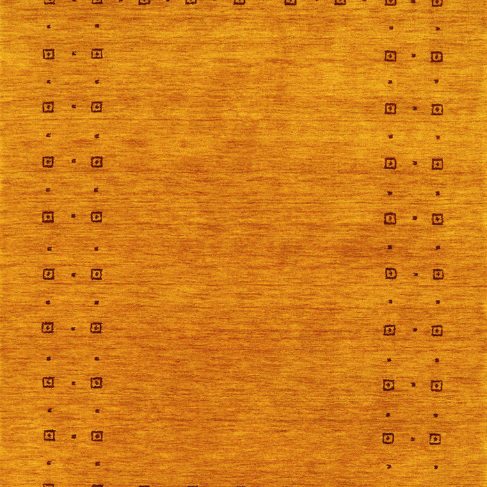 Abstract Yellow Contemporary Rug, con2614yw