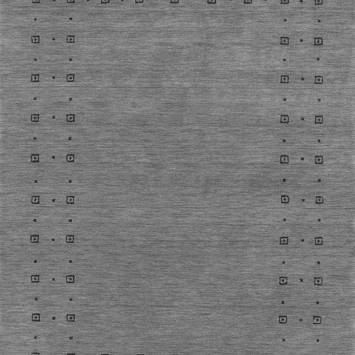 Serging Thickness of Machine Washable Abstract Gray Contemporary Rug, wshcon2614gry