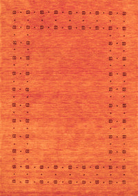 Abstract Orange Contemporary Rug, con2614org