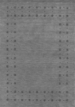 Abstract Gray Contemporary Rug, con2614gry