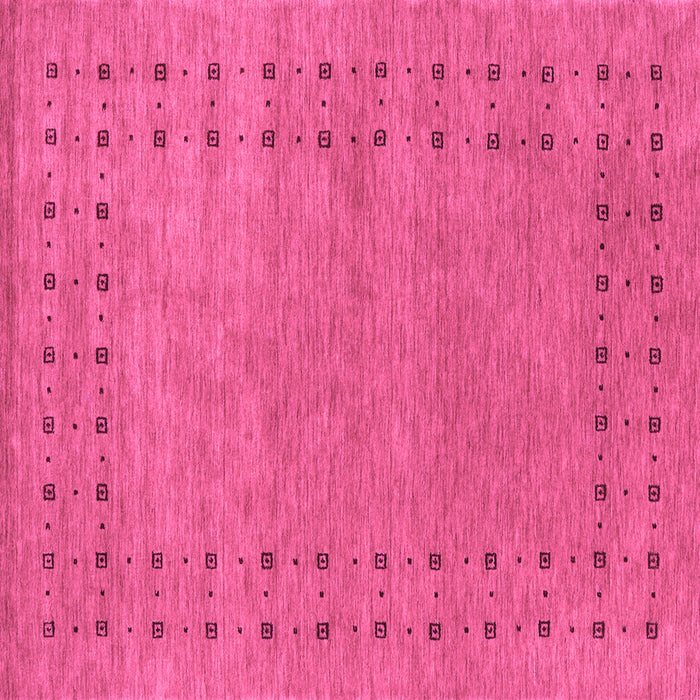 Square Machine Washable Abstract Purple Contemporary Area Rugs, wshcon2614pur