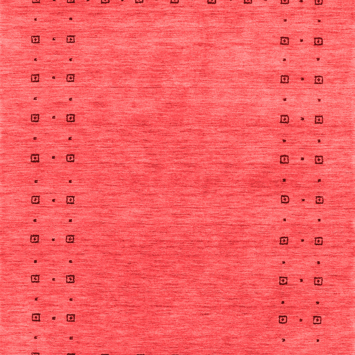 Machine Washable Abstract Red Contemporary Rug, wshcon2614red