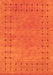 Serging Thickness of Machine Washable Abstract Orange Contemporary Area Rugs, wshcon2614org