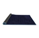 Sideview of Abstract Blue Contemporary Rug, con2615blu