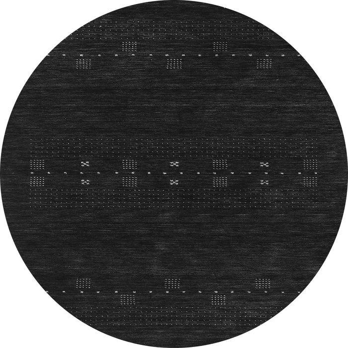 Machine Washable Abstract Gray Contemporary Rug, wshcon2615gry