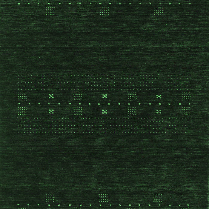 Machine Washable Abstract Emerald Green Contemporary Area Rugs, wshcon2615emgrn