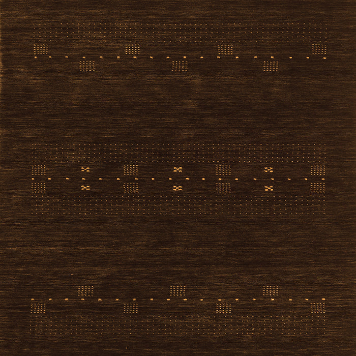 Round Machine Washable Abstract Orange Contemporary Area Rugs, wshcon2615org