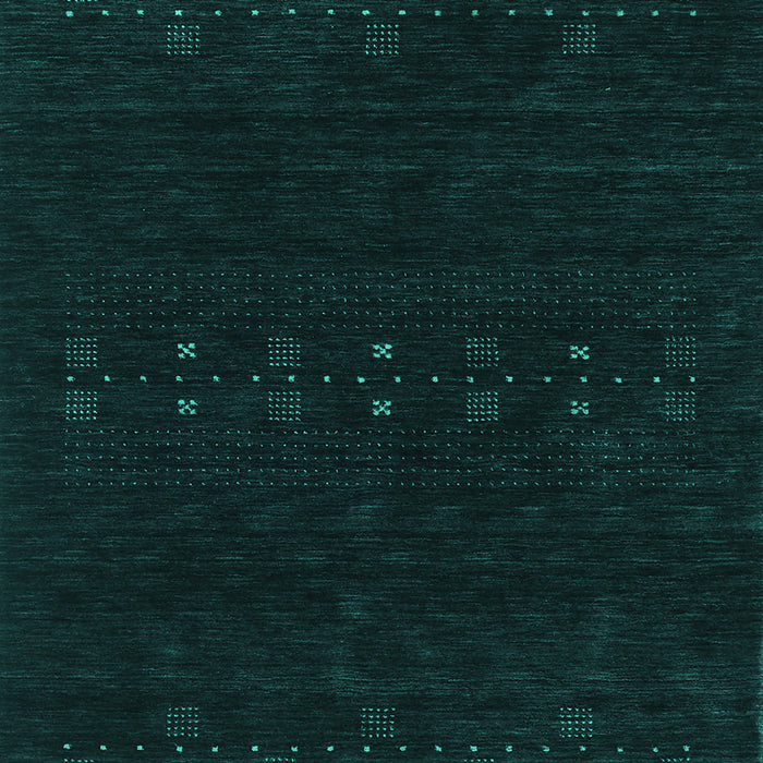 Abstract Turquoise Contemporary Rug, con2615turq