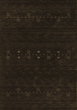 Abstract Brown Contemporary Rug, con2615brn