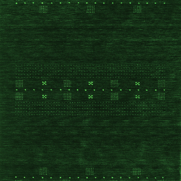 Abstract Green Contemporary Rug, con2615grn