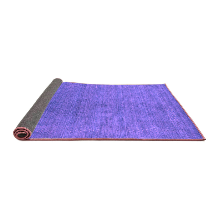 Sideview of Abstract Purple Contemporary Rug, con2616pur