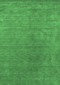 Abstract Emerald Green Contemporary Rug, con2616emgrn