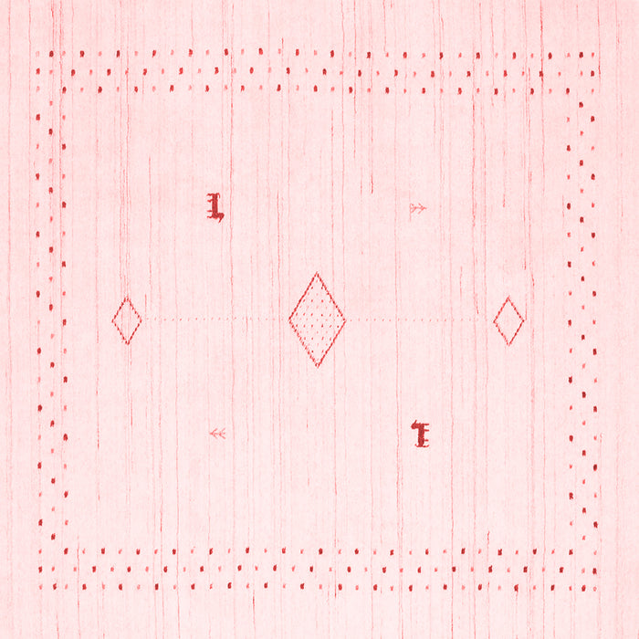 Solid Red Modern Rug, con2617red