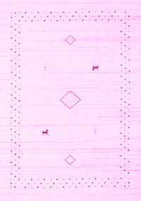 Solid Pink Modern Rug, con2617pnk