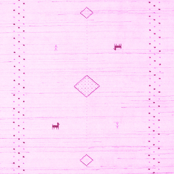 Solid Pink Modern Rug, con2617pnk