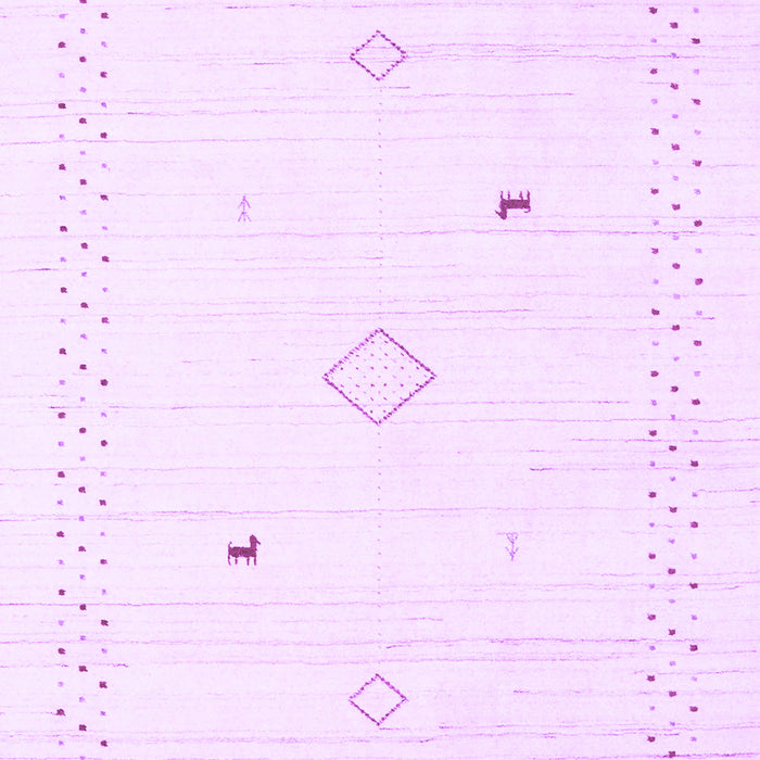 Machine Washable Solid Purple Modern Area Rugs, wshcon2617pur