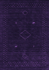 Abstract Purple Contemporary Rug, con2618pur