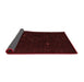 Abstract Red Contemporary Area Rugs