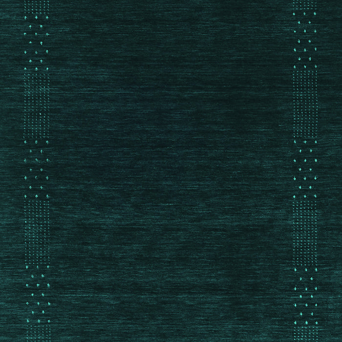 Machine Washable Abstract Turquoise Contemporary Area Rugs, wshcon2619turq