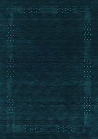 Abstract Light Blue Contemporary Rug, con2619lblu