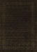 Abstract Brown Contemporary Rug, con2619brn