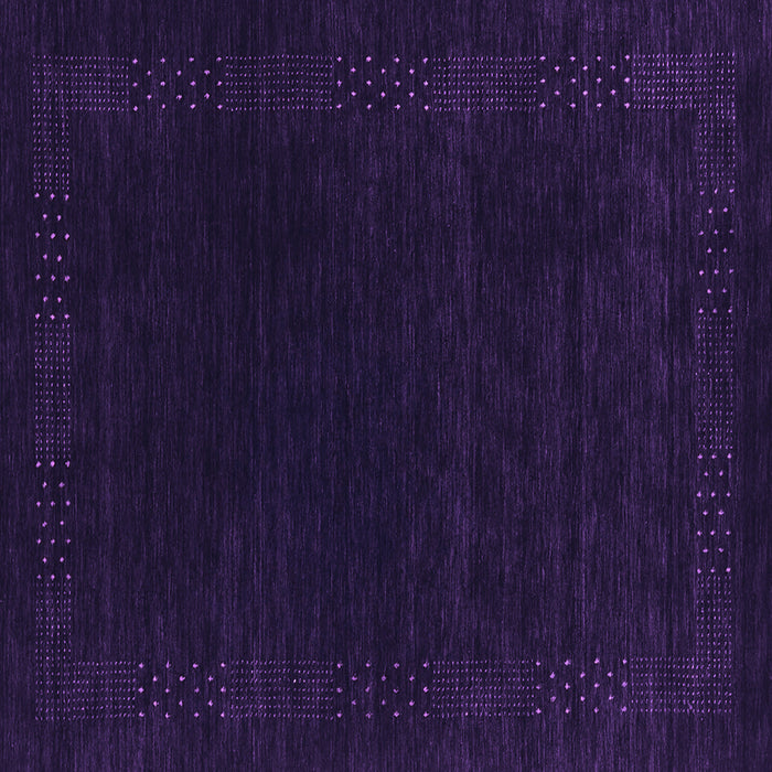 Square Abstract Purple Contemporary Rug, con2619pur