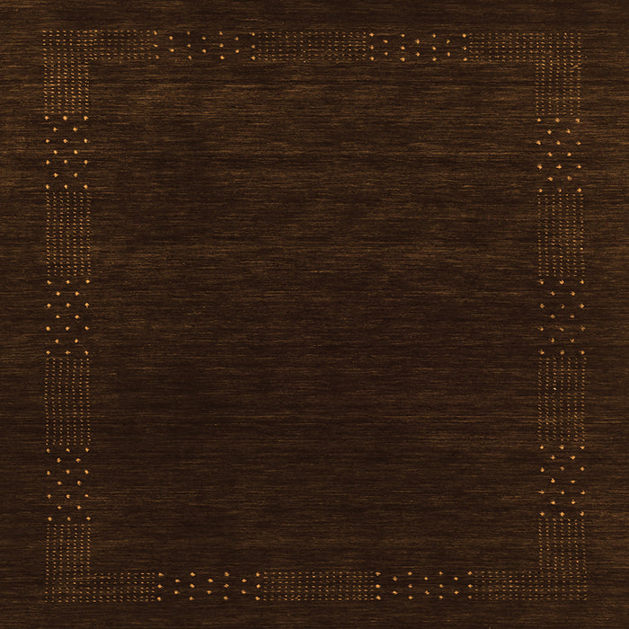 Serging Thickness of Abstract Orange Contemporary Rug, con2619org