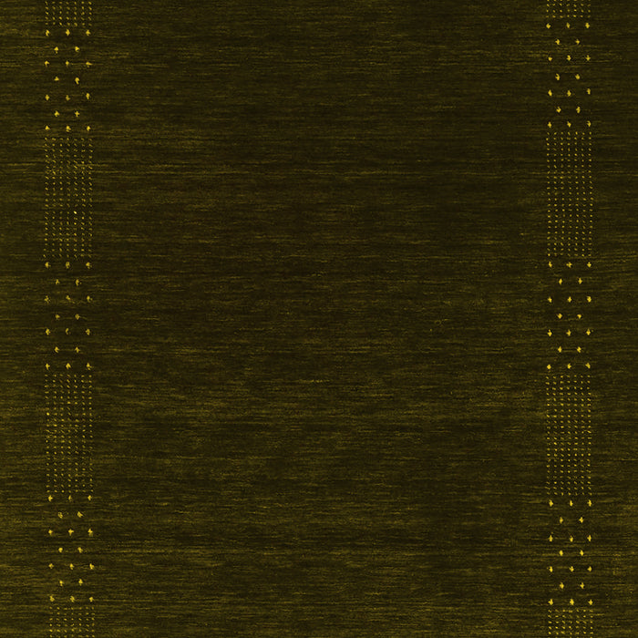 Abstract Yellow Contemporary Rug, con2619yw