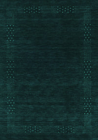 Abstract Turquoise Contemporary Rug, con2619turq