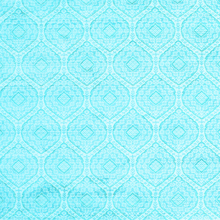 Square Machine Washable Abstract Light Blue Contemporary Rug, wshcon261lblu