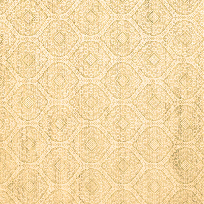 Square Abstract Brown Contemporary Rug, con261brn