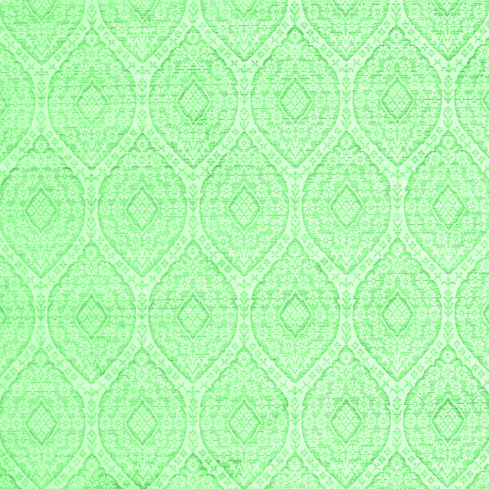 Machine Washable Abstract Emerald Green Contemporary Area Rugs, wshcon261emgrn