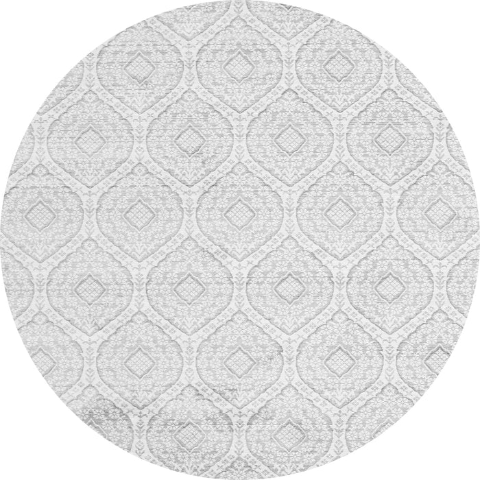 Machine Washable Abstract Gray Contemporary Rug, wshcon261gry