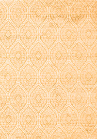 Abstract Orange Contemporary Rug, con261org