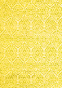 Abstract Yellow Contemporary Rug, con261yw