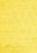 Machine Washable Abstract Yellow Contemporary Rug, wshcon261yw